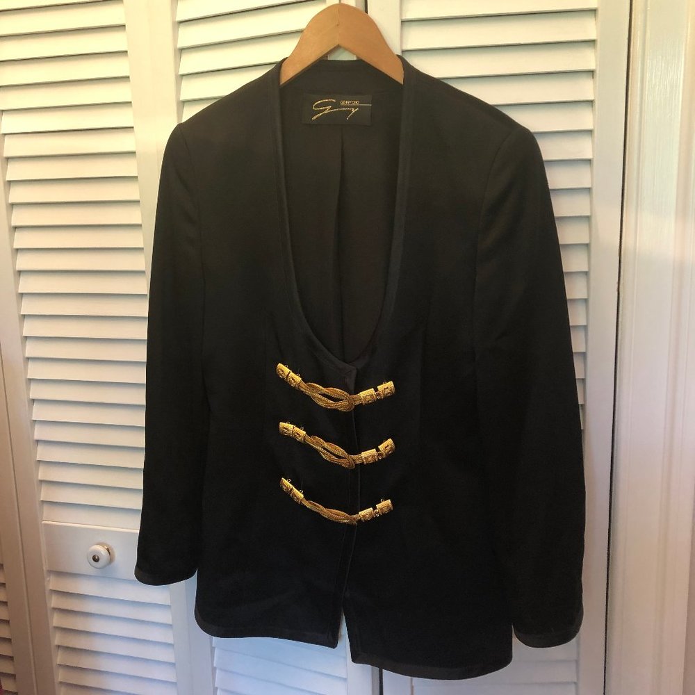 Genny Oro women evening black jacket with stunning